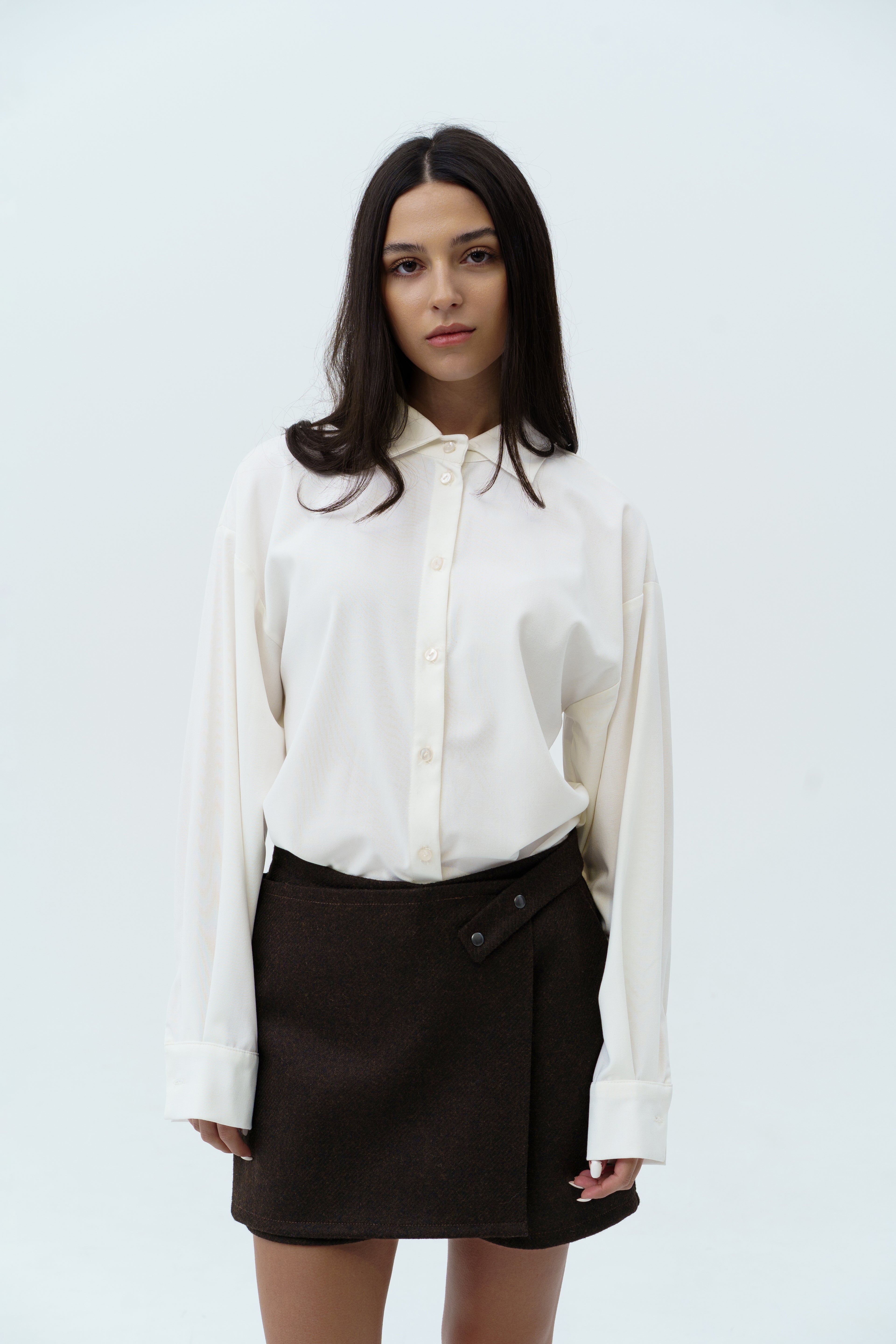Brown short-skirt