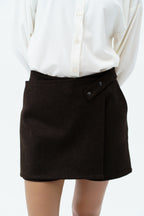 Brown short-skirt