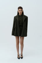 Oversized Green jacket