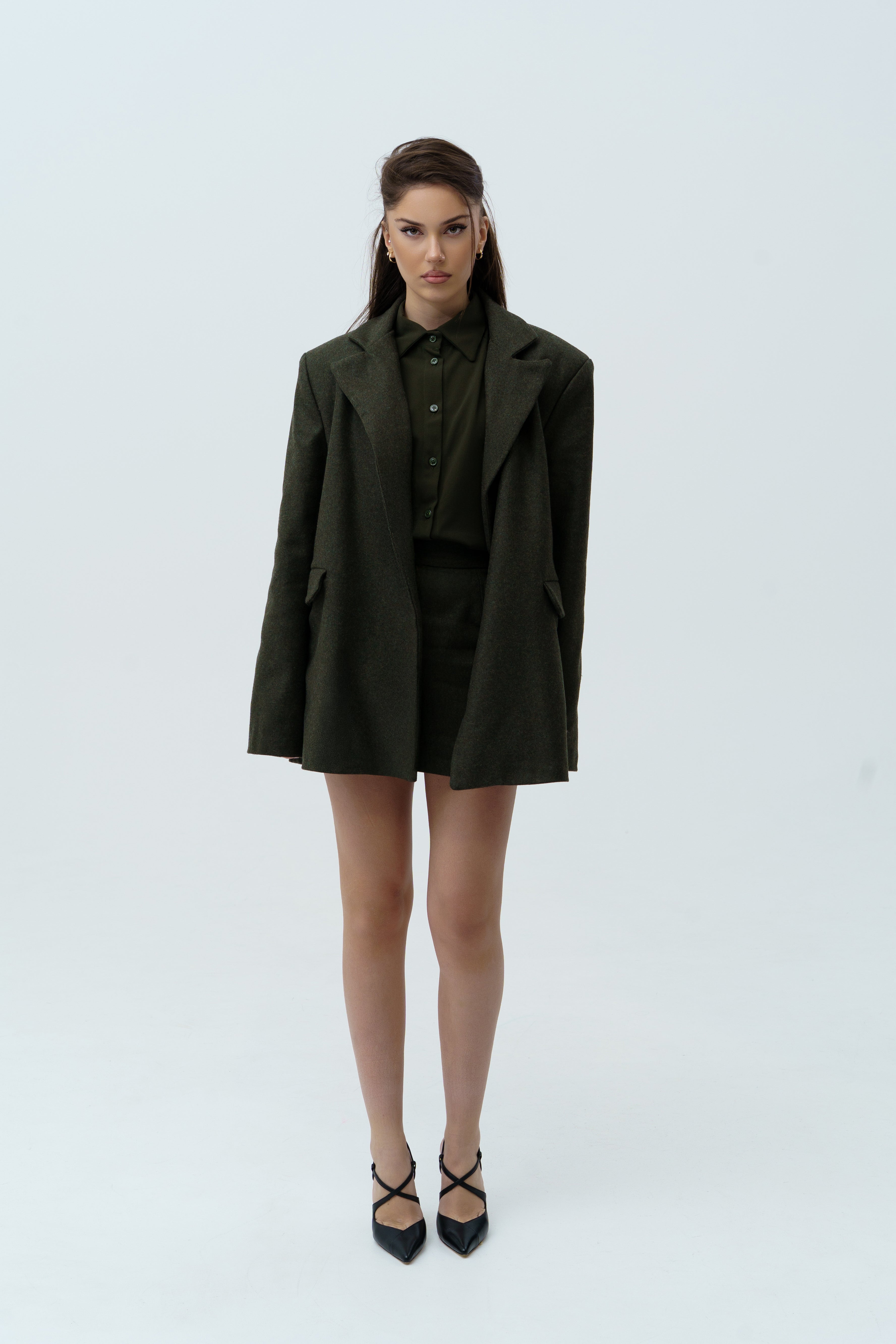 Oversized Green jacket