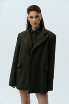 Oversized Green jacket