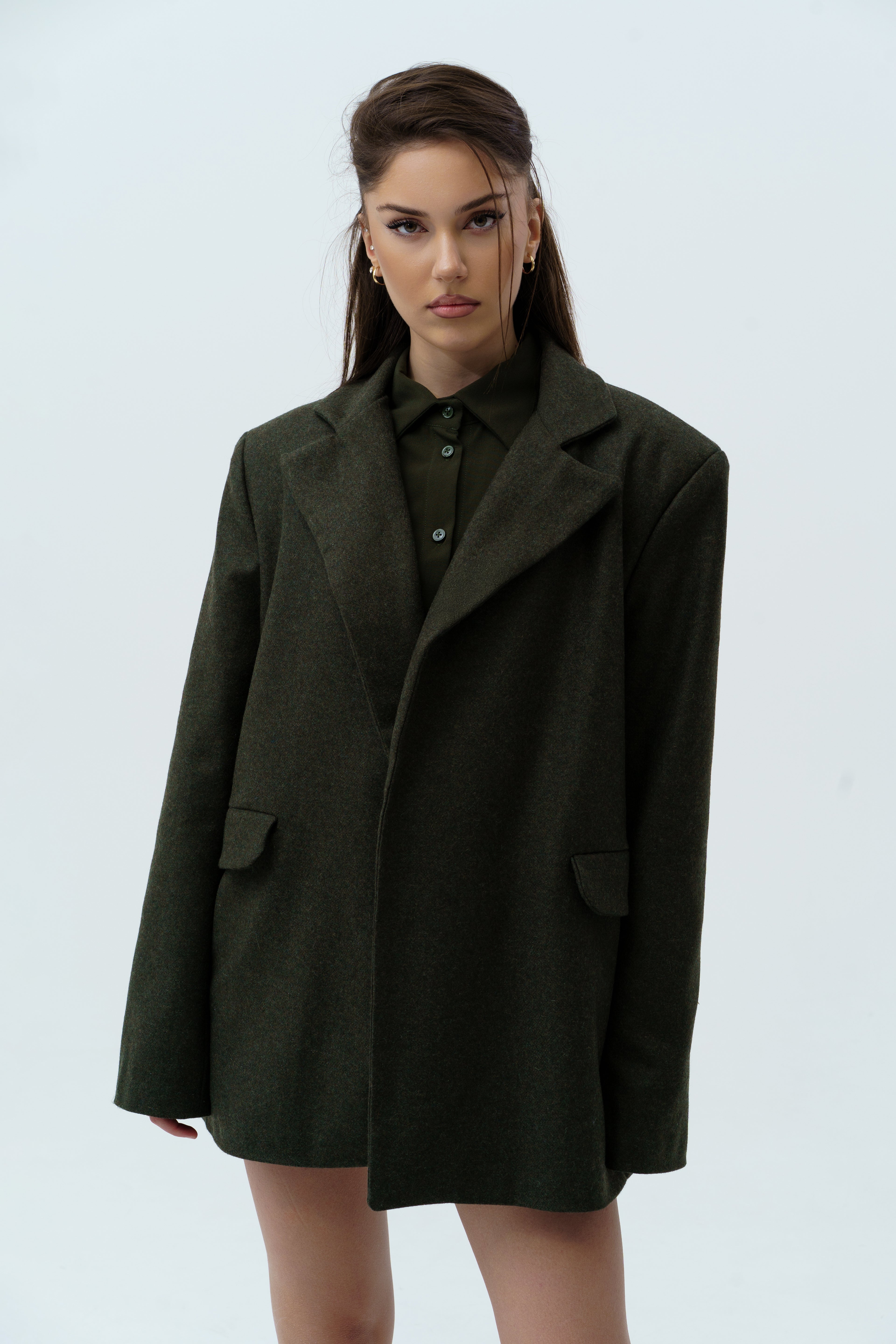 Oversized Green jacket