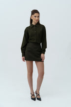 Green skirt