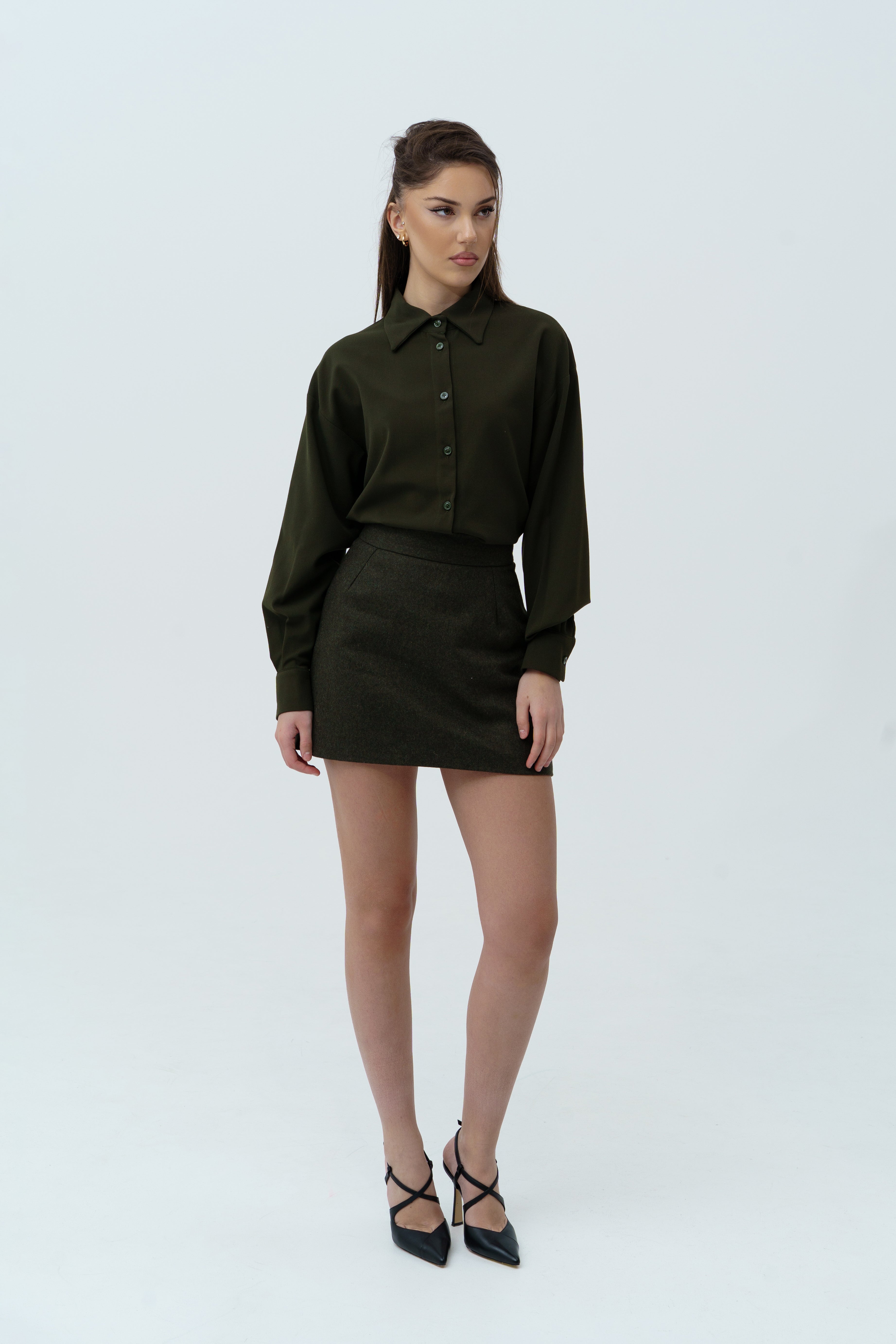 Green skirt