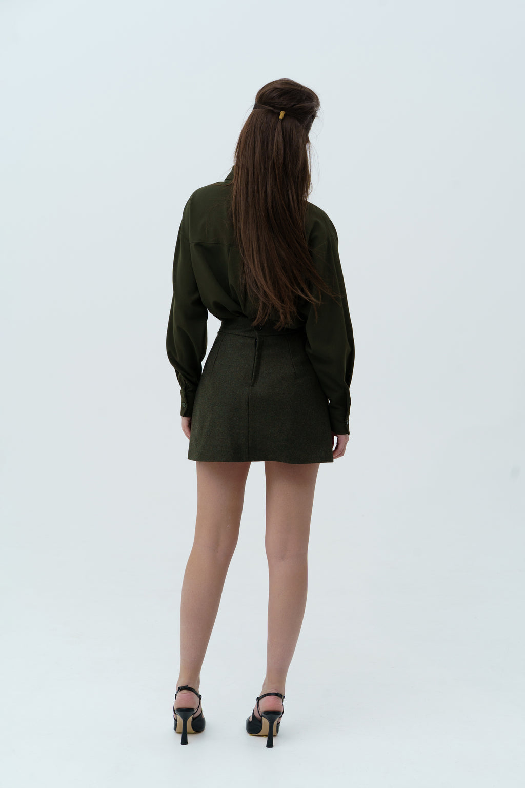 Green skirt