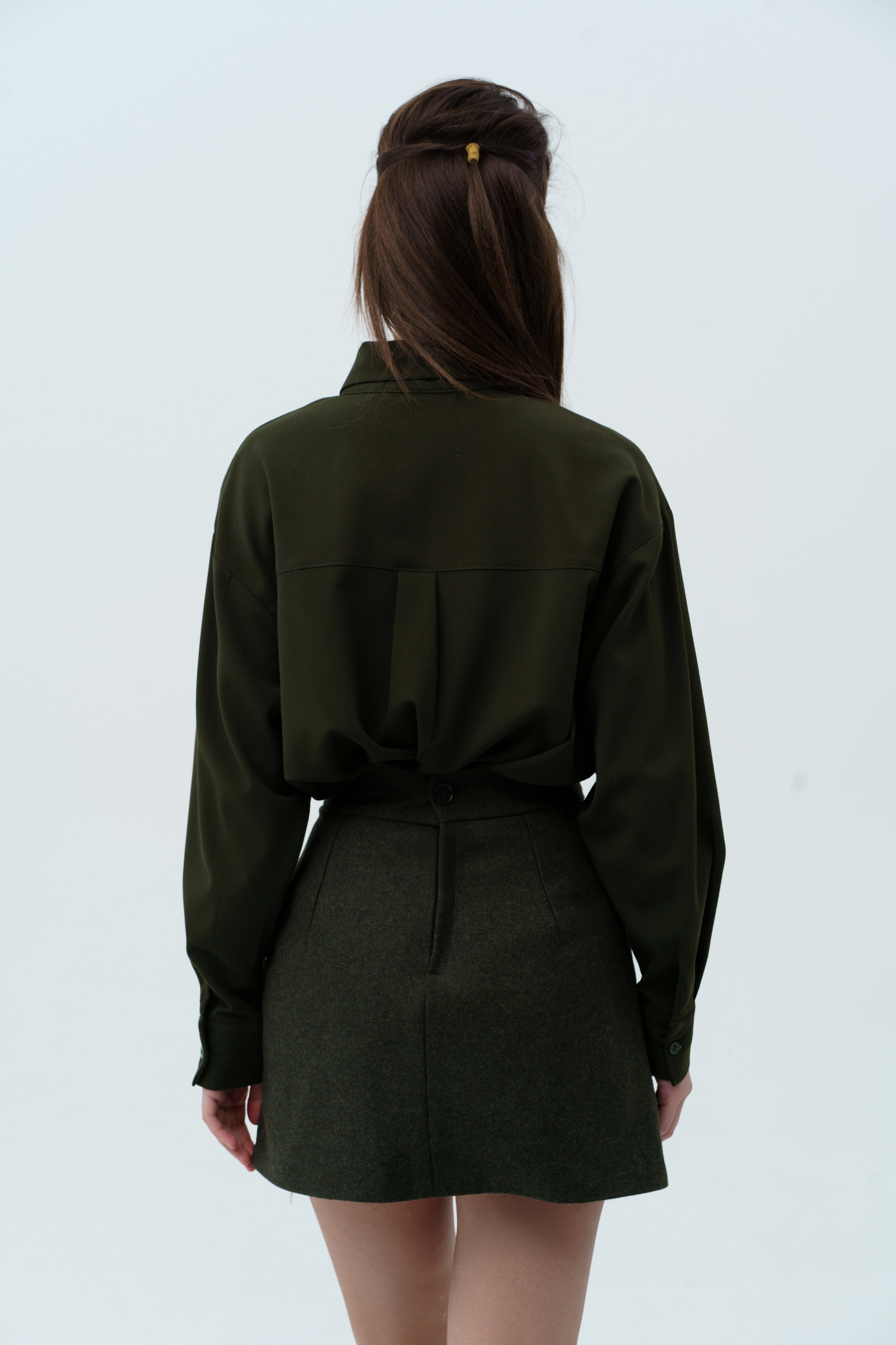 Green skirt