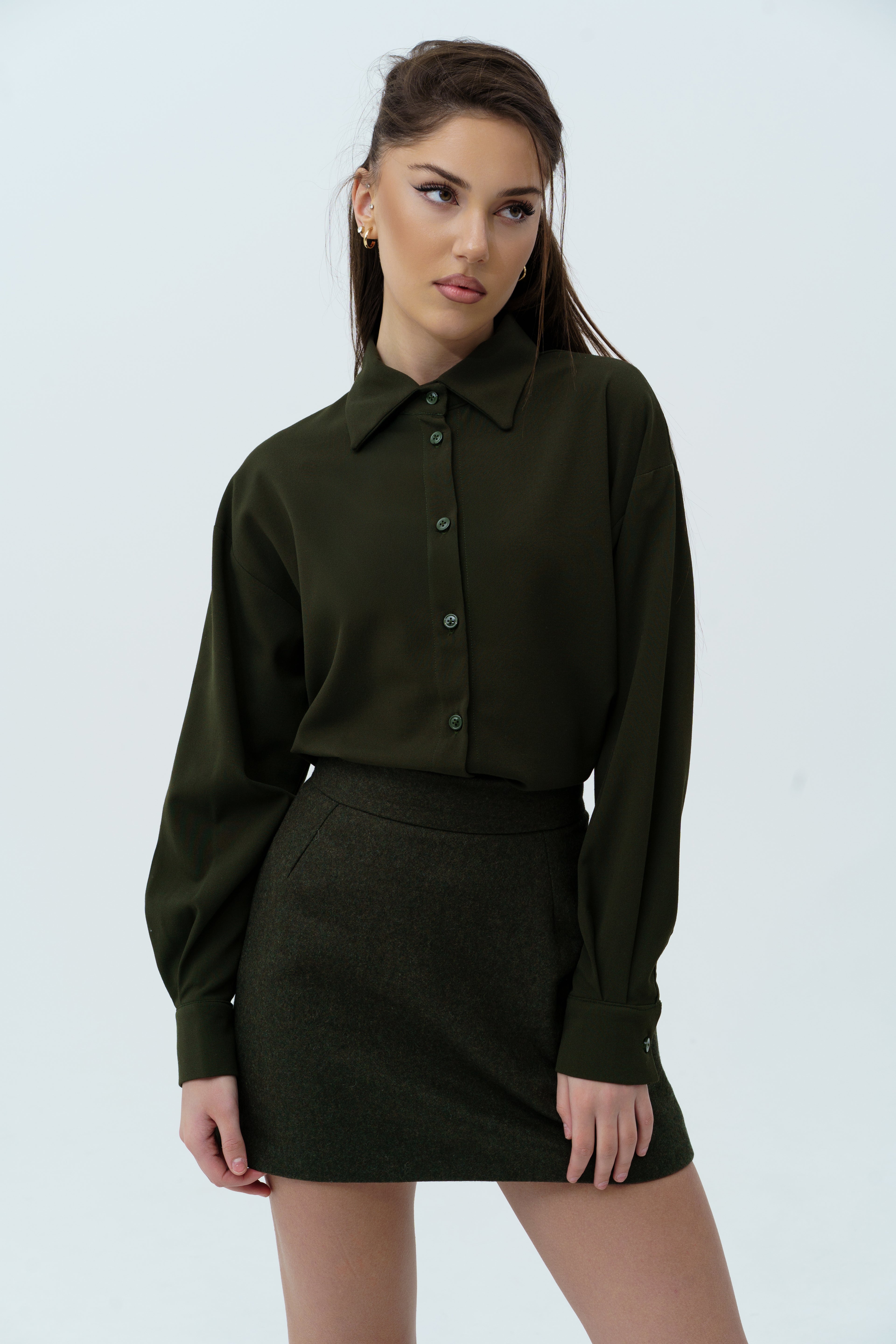Green skirt