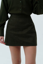 Green skirt