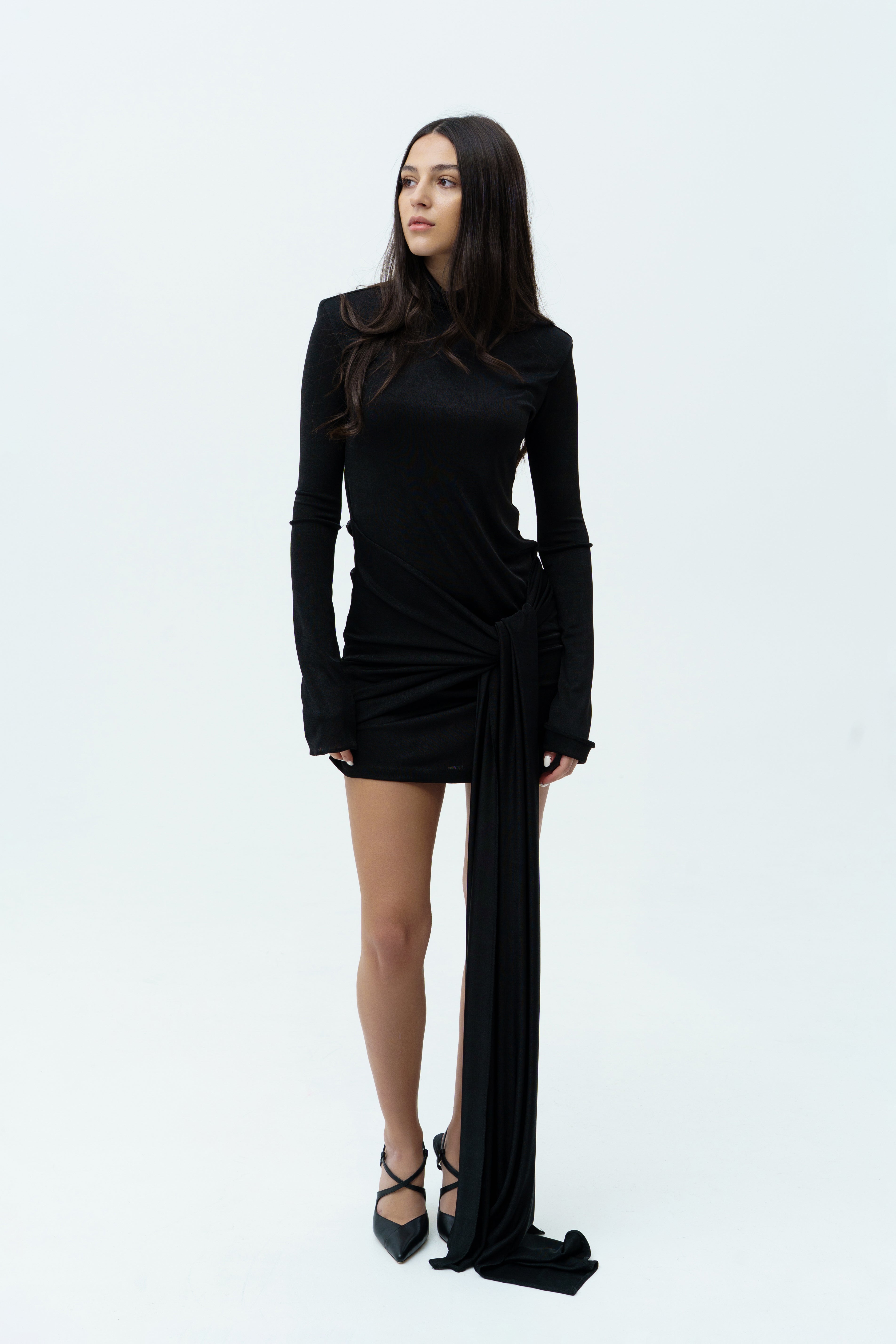 Black Sequin skirt