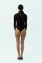 Lace black bodysuit