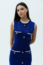 Dark blue dress