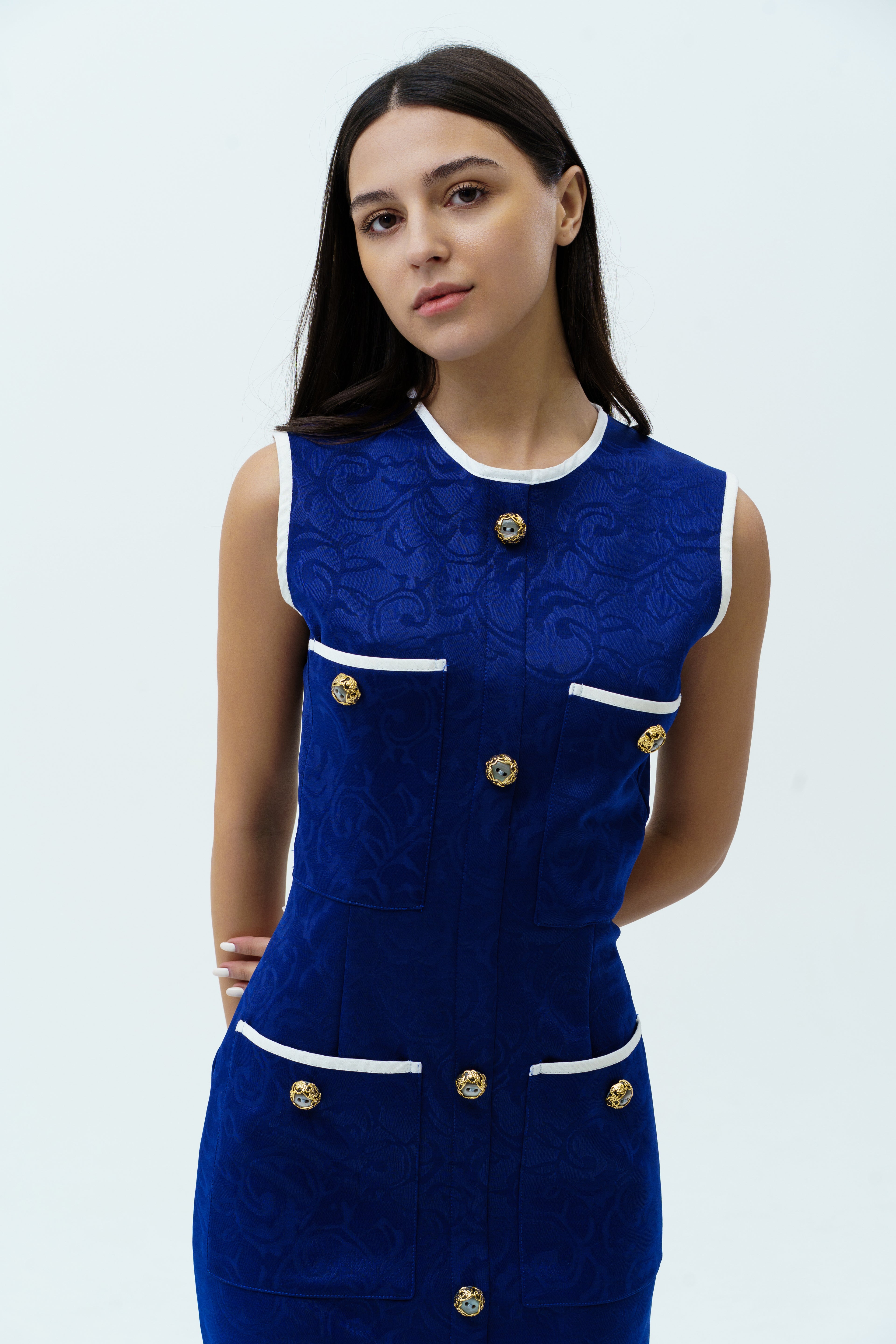 Dark blue dress