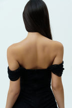 Black lace dress