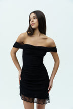 Black lace dress