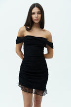 Black lace dress
