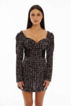 Dress with a sweetheart necklineDress