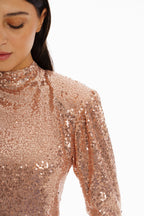 Pink sparkly dress