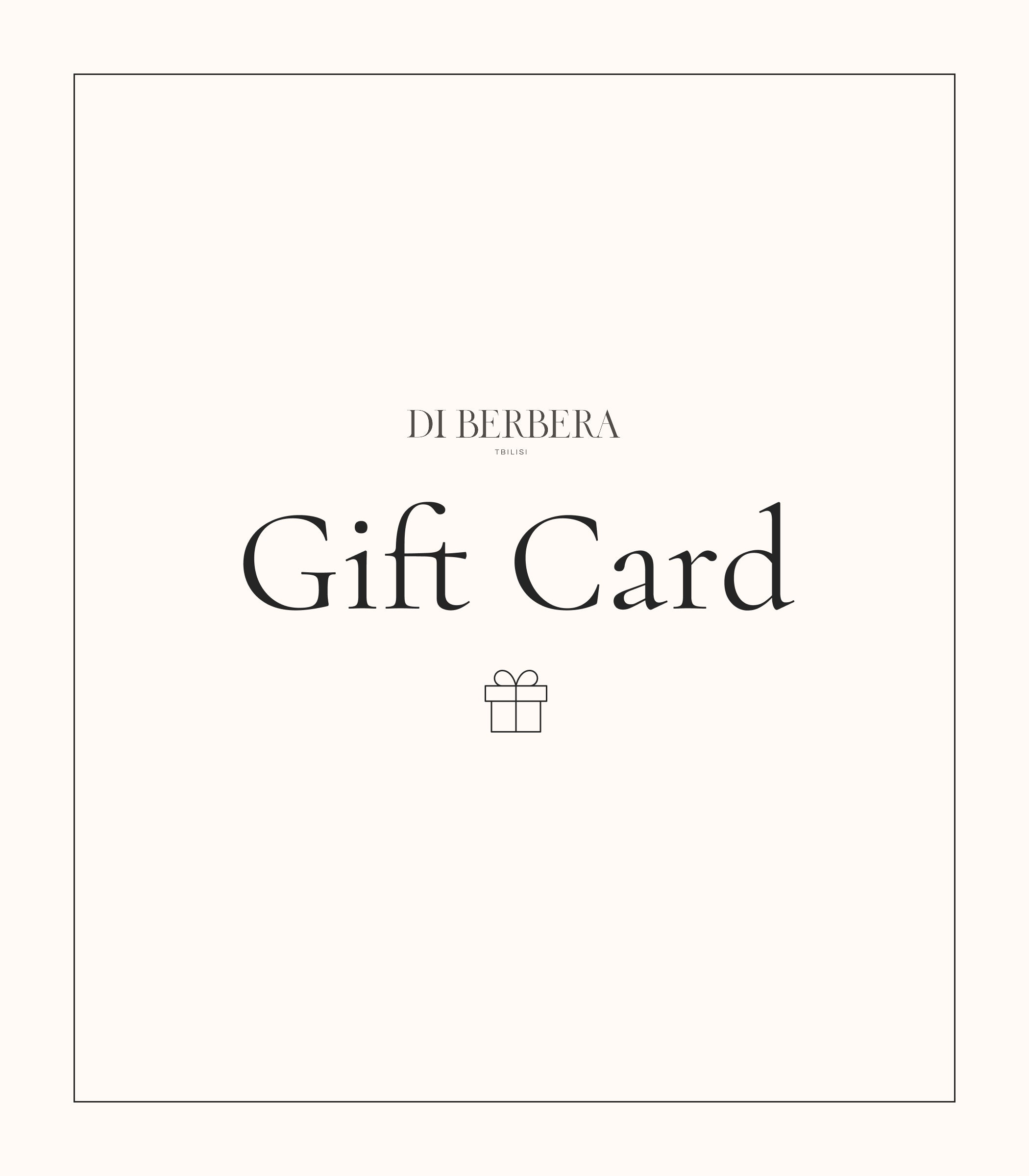 DI BERBERA Gift Card