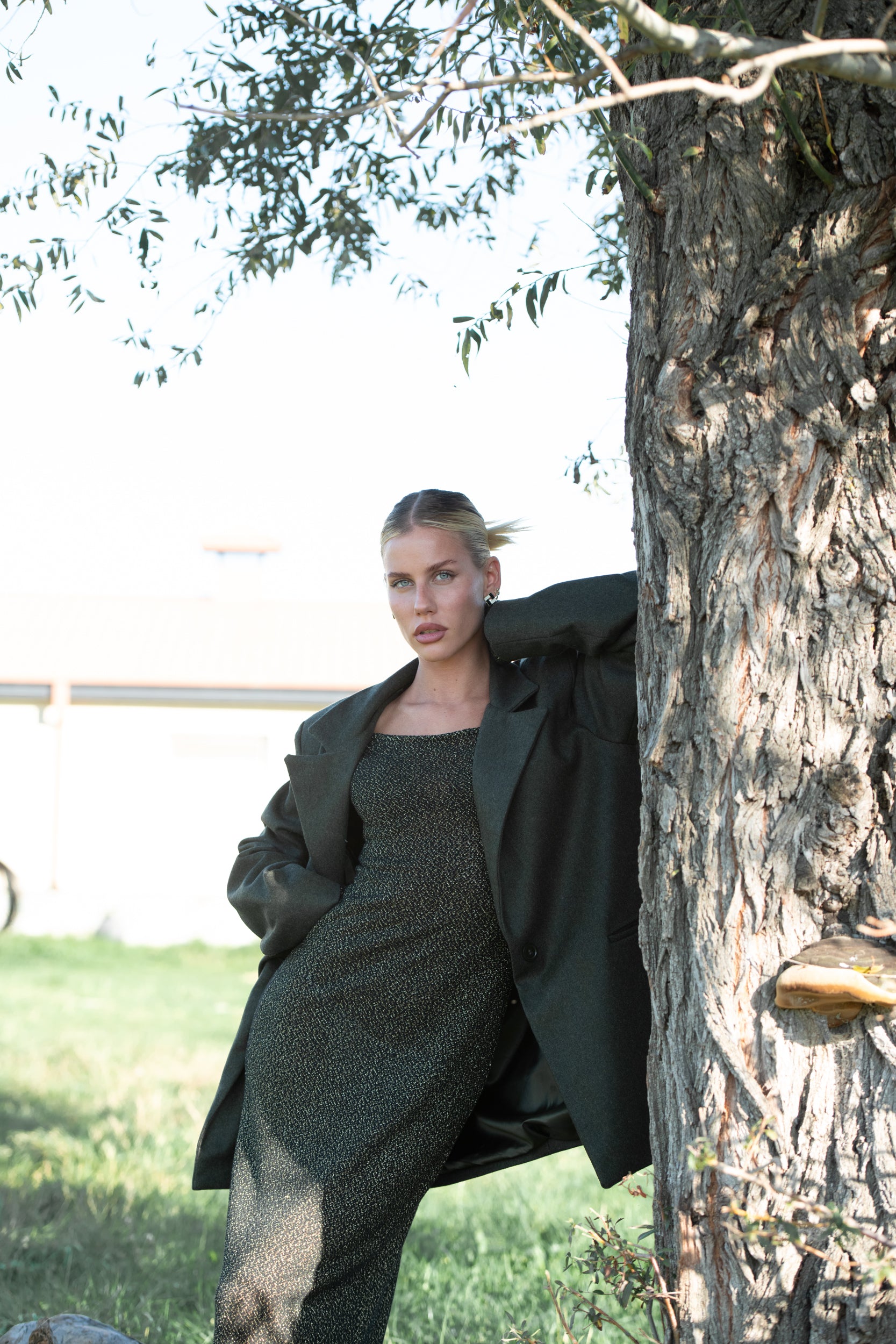 Oversized Green jacket