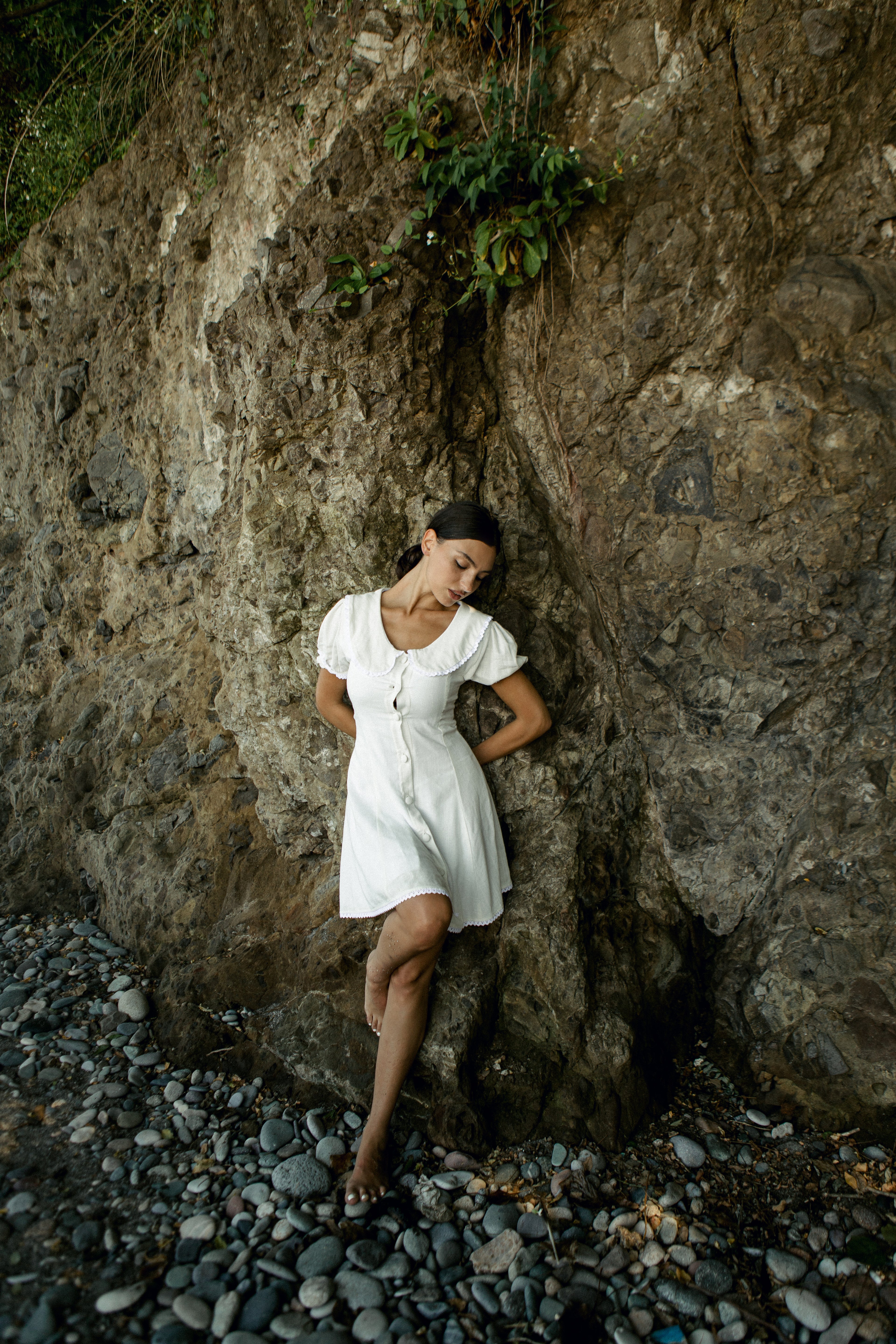 White short dress