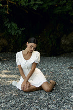 White short dress