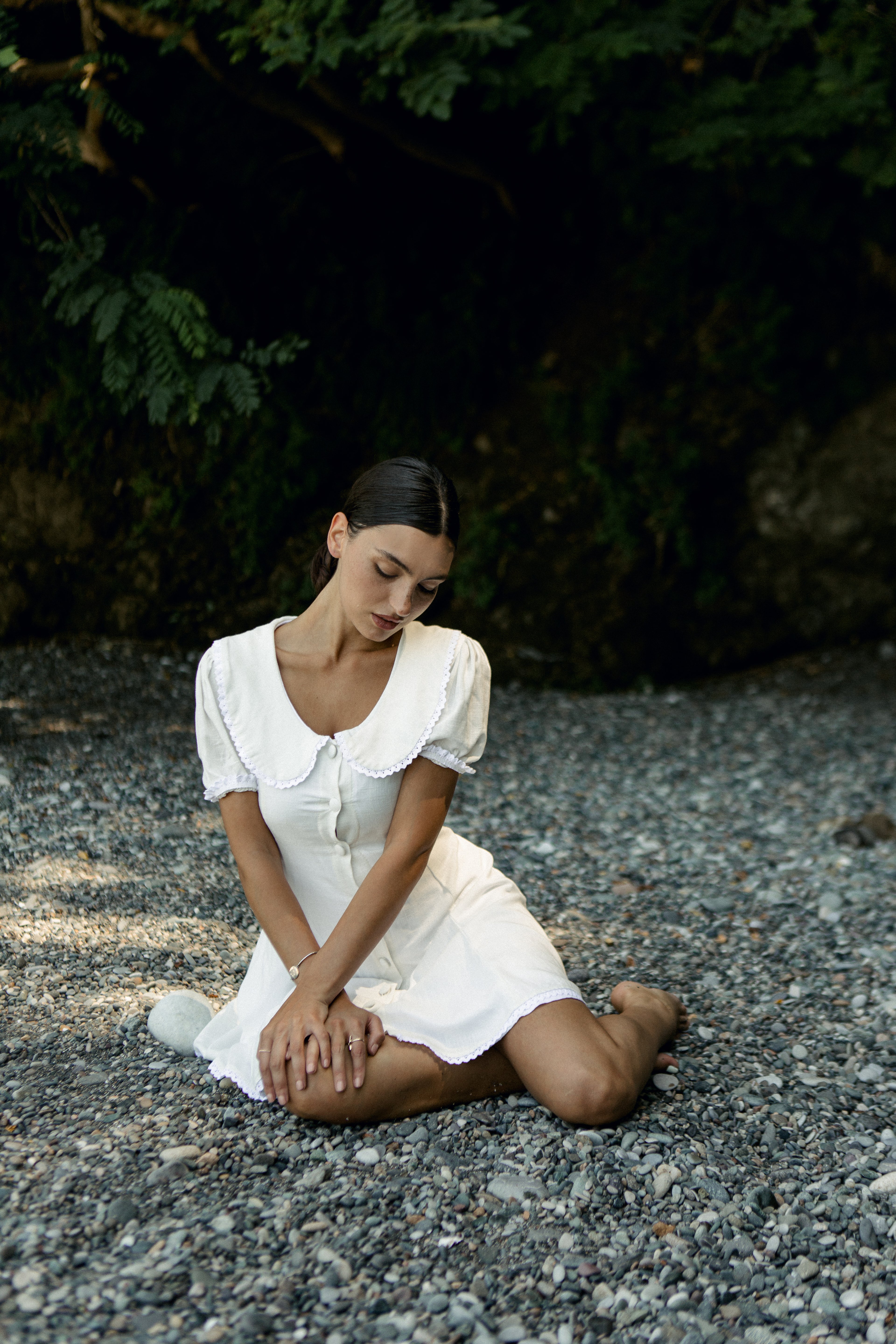 White short dress
