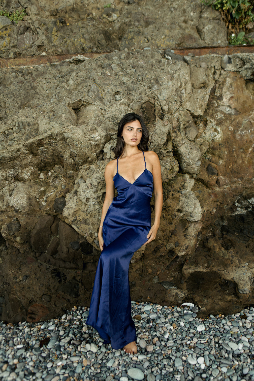 Navy blue dress