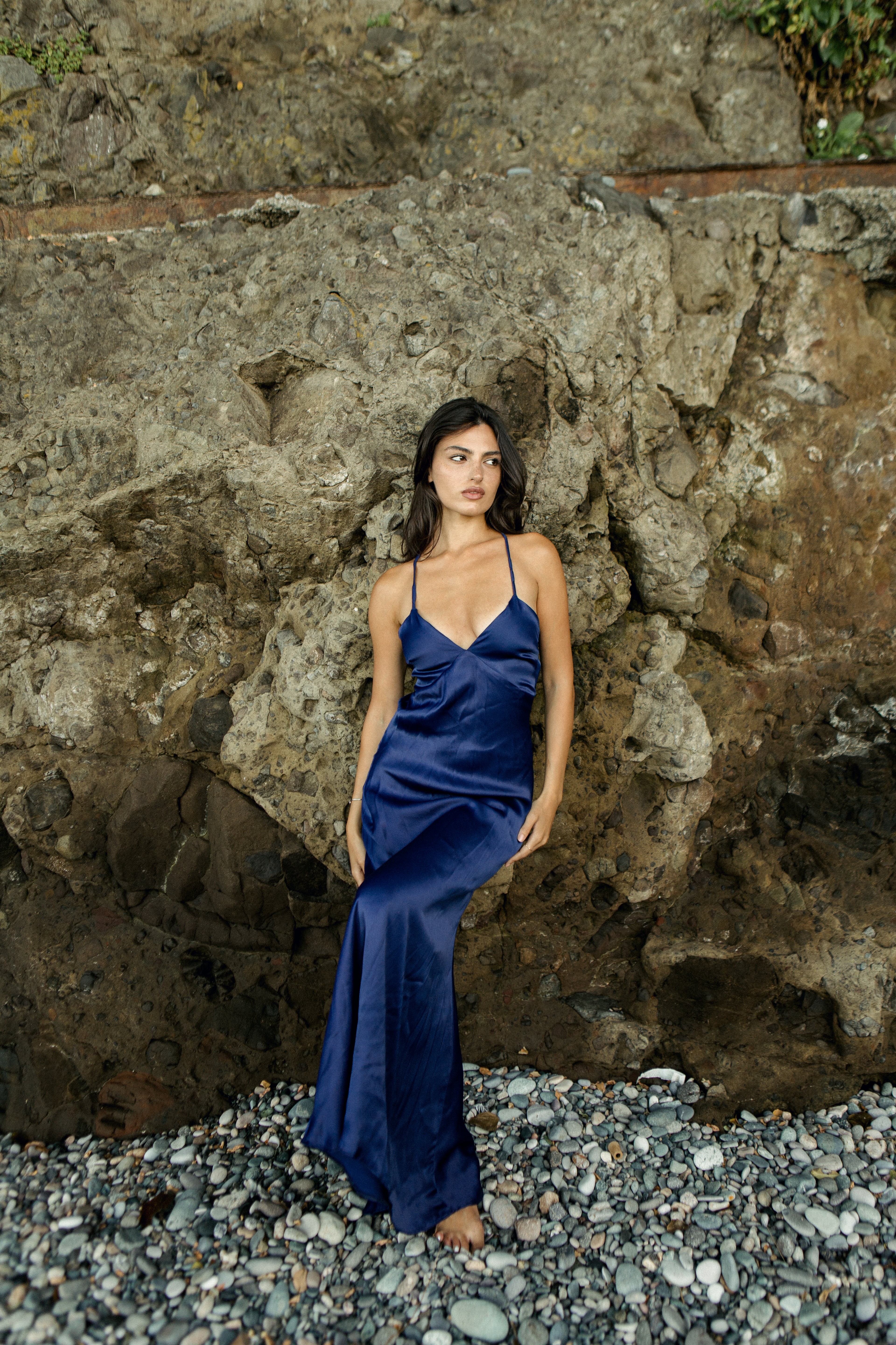 Navy blue dress