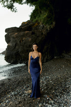 Navy blue dress