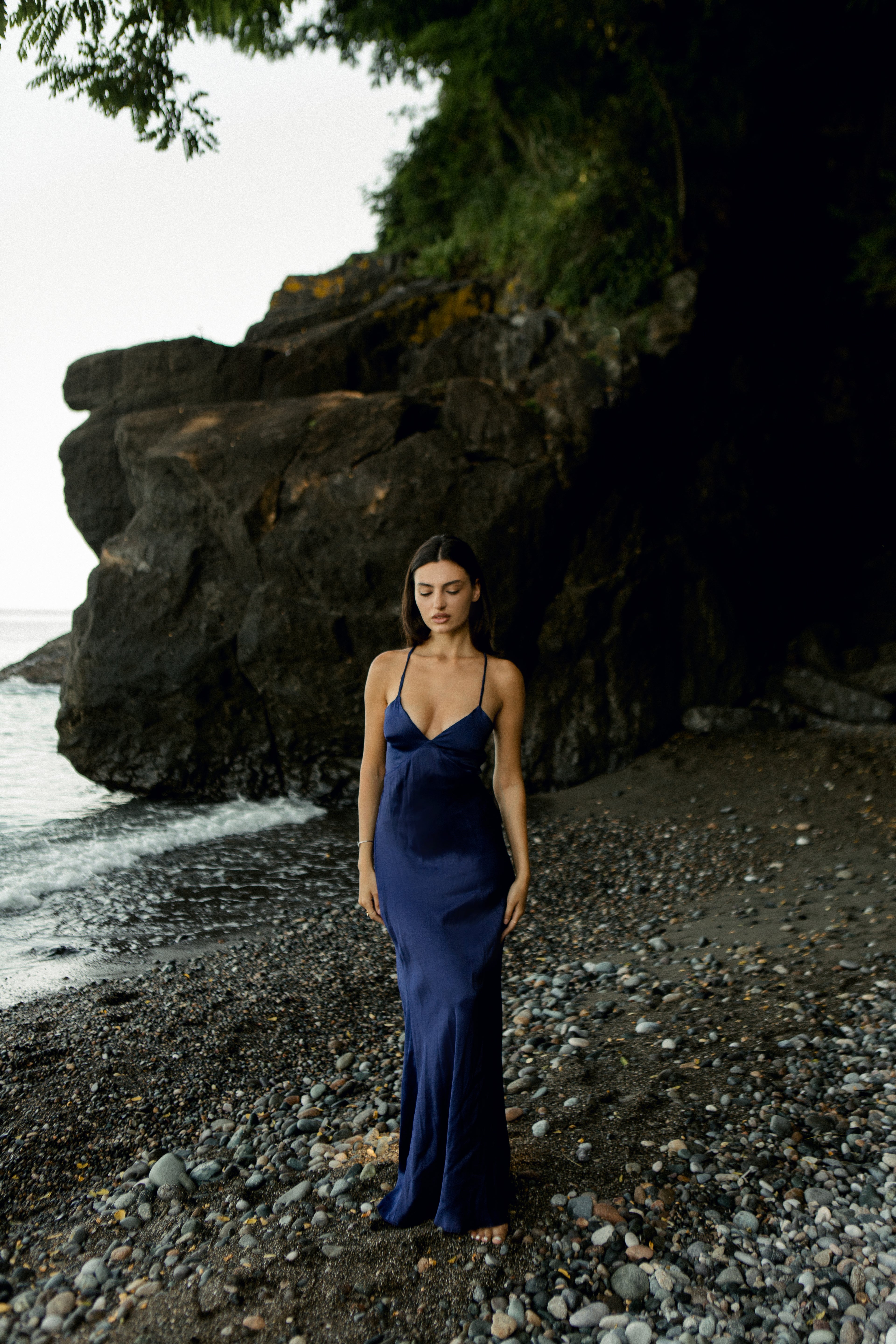 Navy blue dress